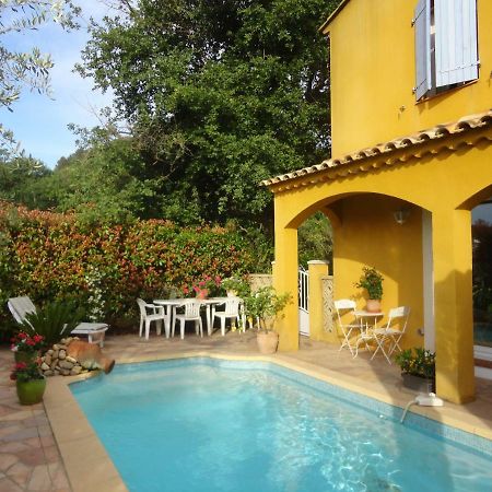 Deux Chambres Chez L'Habitant Dans Villa De Charme Avec Piscine Et Proche Mer Cuers Ngoại thất bức ảnh